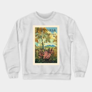 Victoria Australia Vintage Poster 1944 Crewneck Sweatshirt